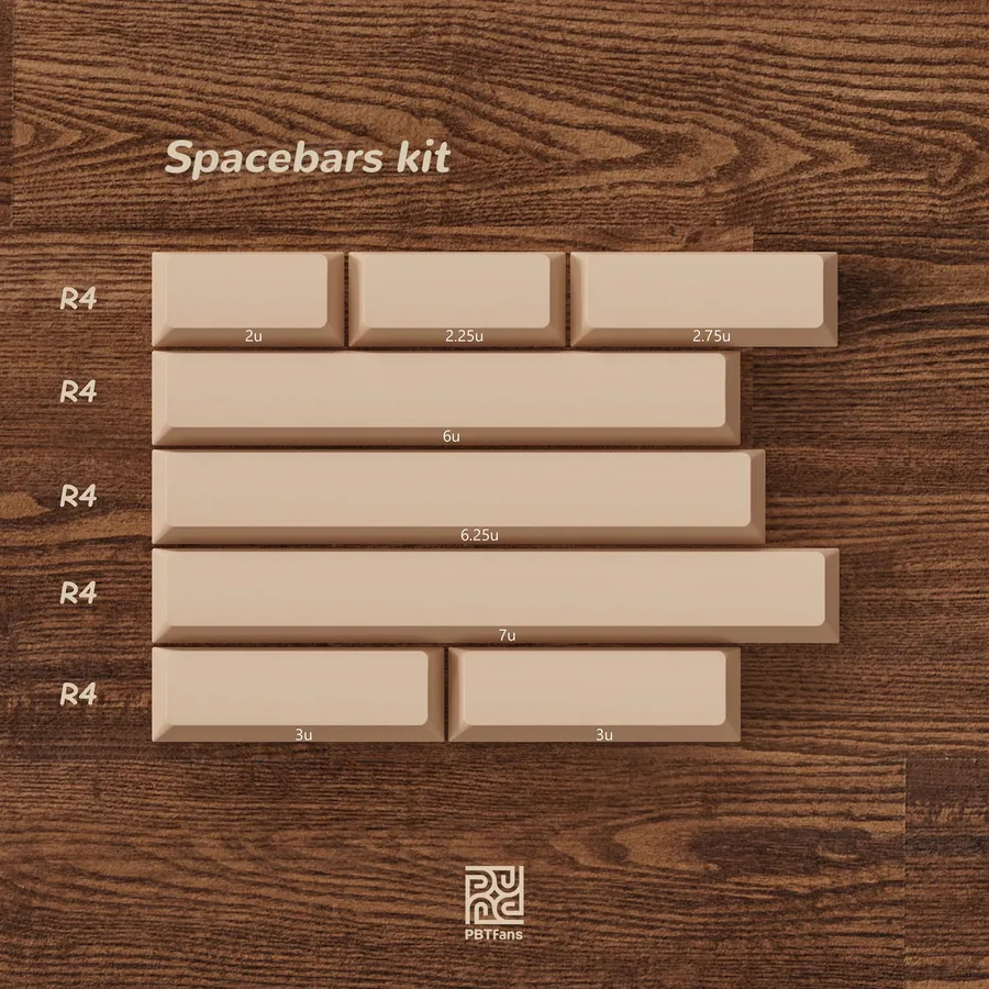 PBTfans Ryokan Spacebar Kit