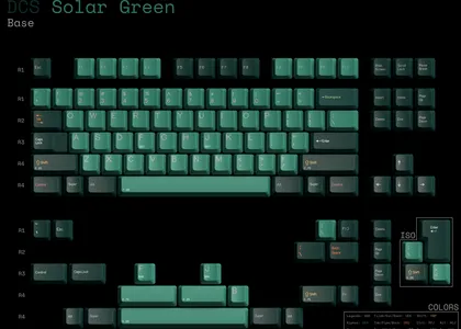 [Pre-order] DCS Solar Green Keycaps