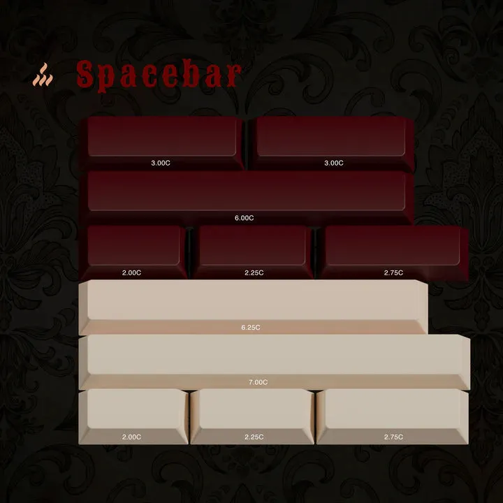 PBTfans Count Dracula Spacebar Kit