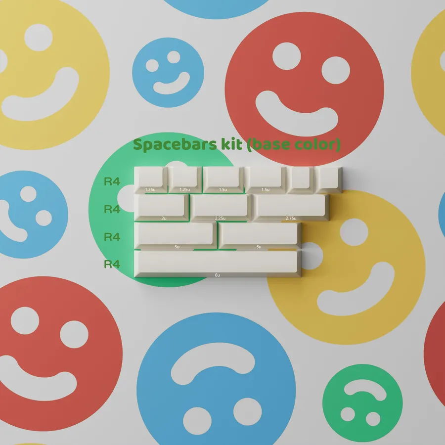 PBTfans Cool Kids Spacebars White