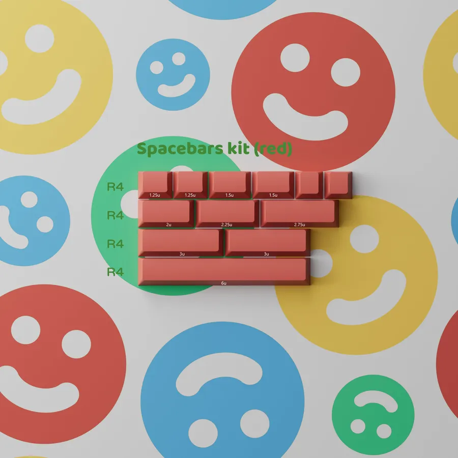 PBTfans Cool Kids Spacebars Red