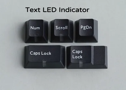 PBTfans Crosshair Text LED Indicator