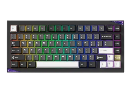 Akko Mineral 01 black mechanical keyboard with RGB backlighting #colour_black