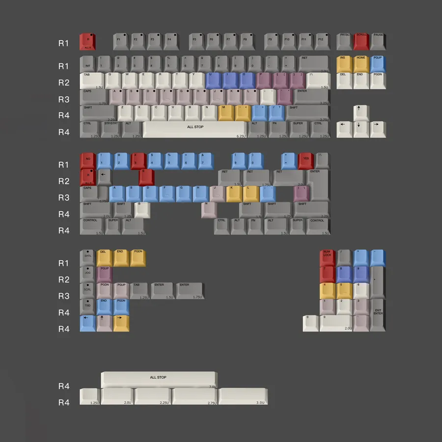 S9000 Cherry profile Keycaps S9000 MINI