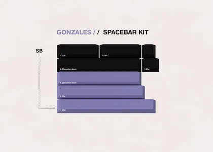 GMK CYL Gonzales Spacebars