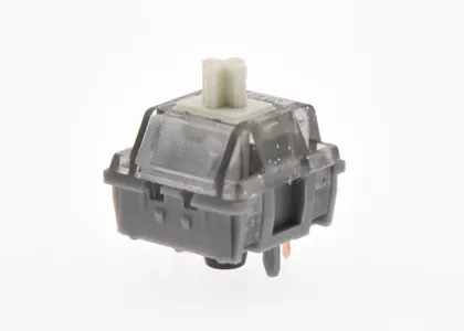 Single HMX Grey linear switch on white background