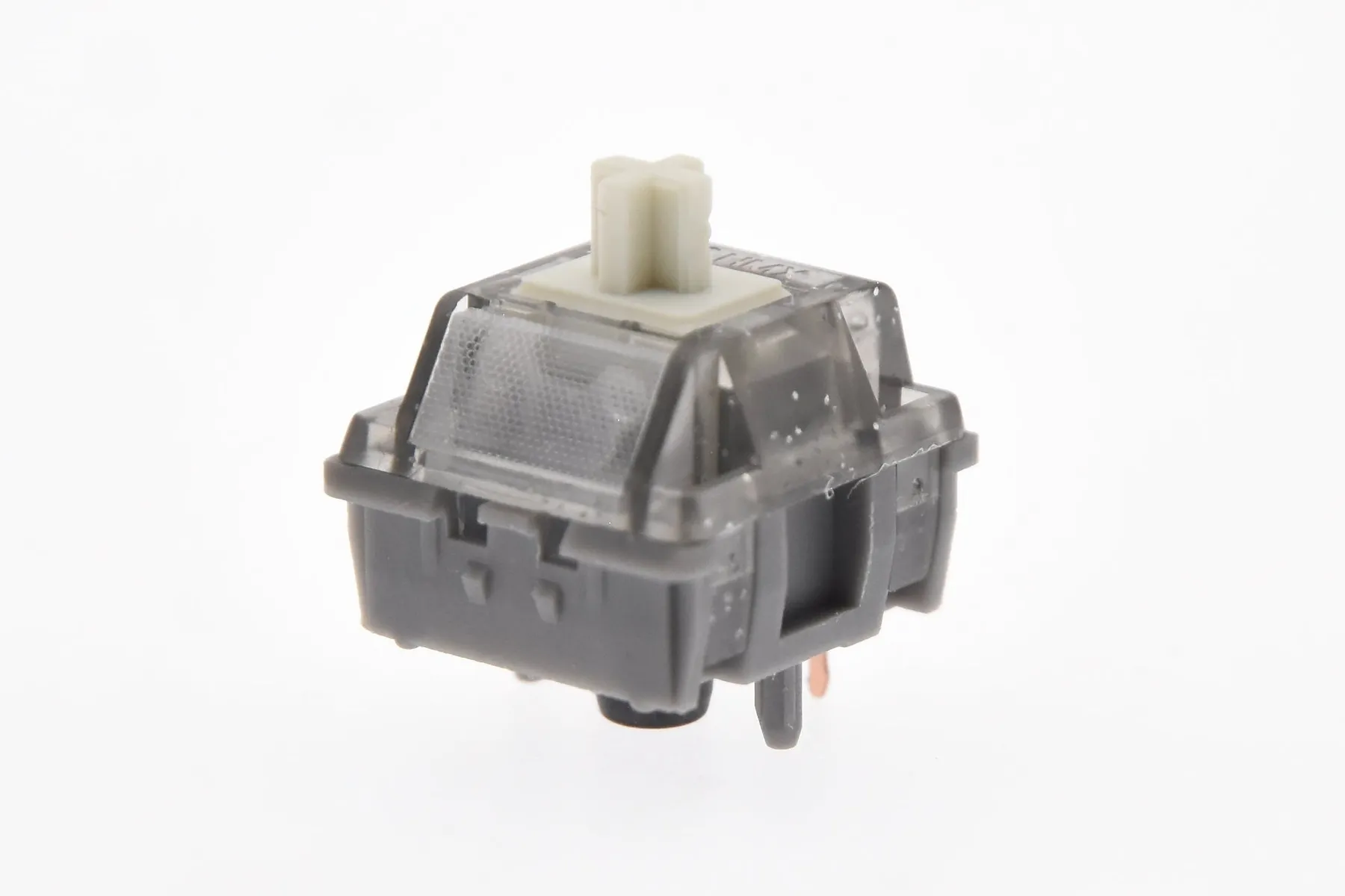 Single HMX Grey linear switch on white background