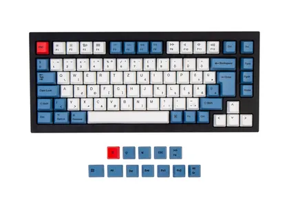 Keychron ISO Q1 Q2 K2 OEM PBT Blue Keycap Set Hungary