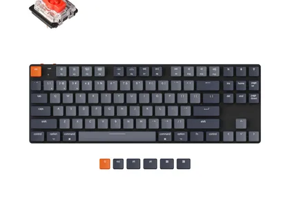 keychron k1 se ultra slim wireless mechanical keyboard low profile gateron switch red white backlight for mac windows