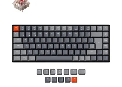 Keychron K2 Wireless Mechanical Keyboard (UK ISO Layout) - Keychron | Wireless Mechanical Keyboards for Mac Windows White Backlight RGB Backlit Gateron Mechanical Red Switch