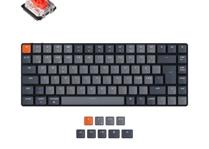 keychron k3 nordic iso layout wireless ultra slim mechanical keyboard low profile gateron red switch for mac windows