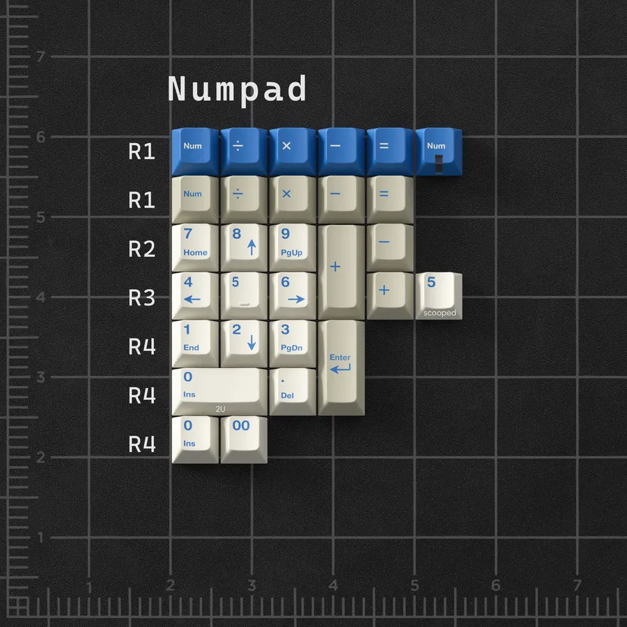 PBTfans Window View Numpad