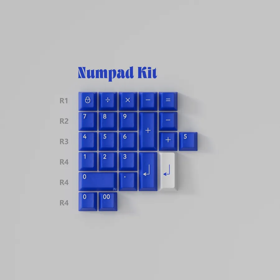 PBTfans Klein Blue R3 Numpad
