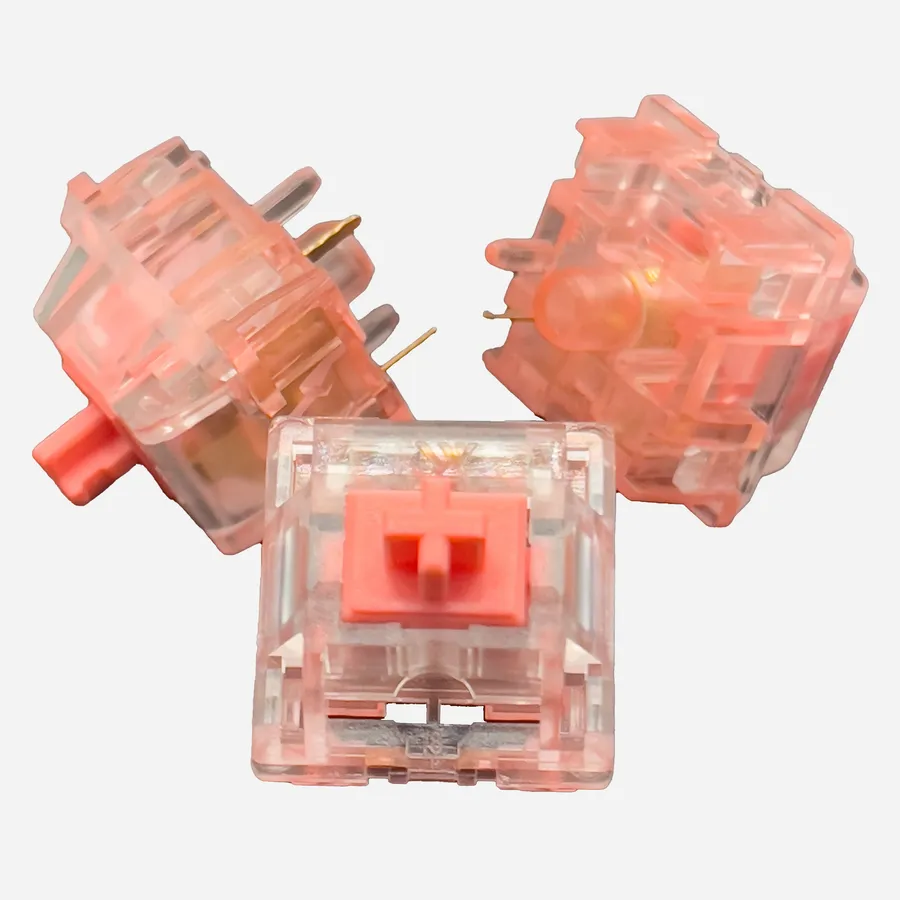 KTT Strawberry switches set for mechanical keyboards