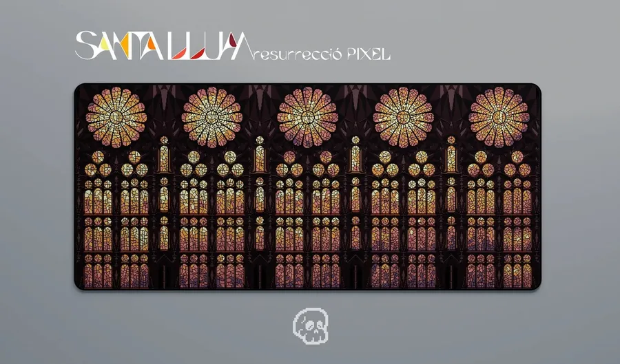 Santa LLum (Resurreccio Pixel) Deskmat - InputGear DE