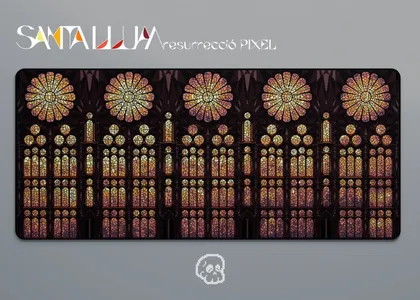 Santa LLum (Resurreccio Pixel) Deskmat - InputGear DE