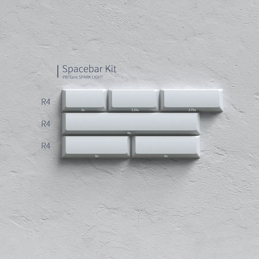 PBTfans Spark Light R2 Spacebars Kit