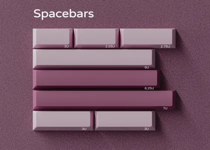 PBTfans Blush Spacebar Kit