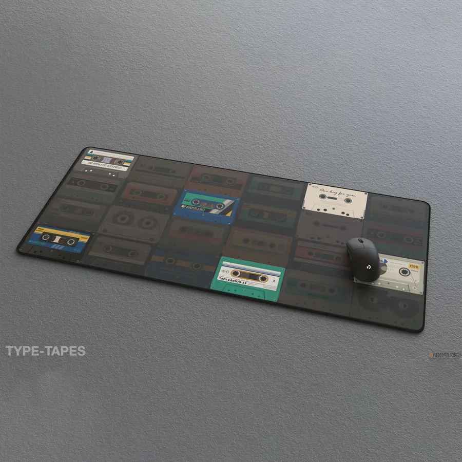 PBTfans Tape & Radio Deskmat Tapes
