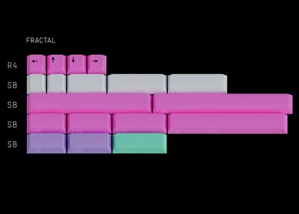 GMK Chaos Theory - Fractal Spacebars Kit